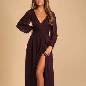 Lulus Enchant My Love V Neck formal dress